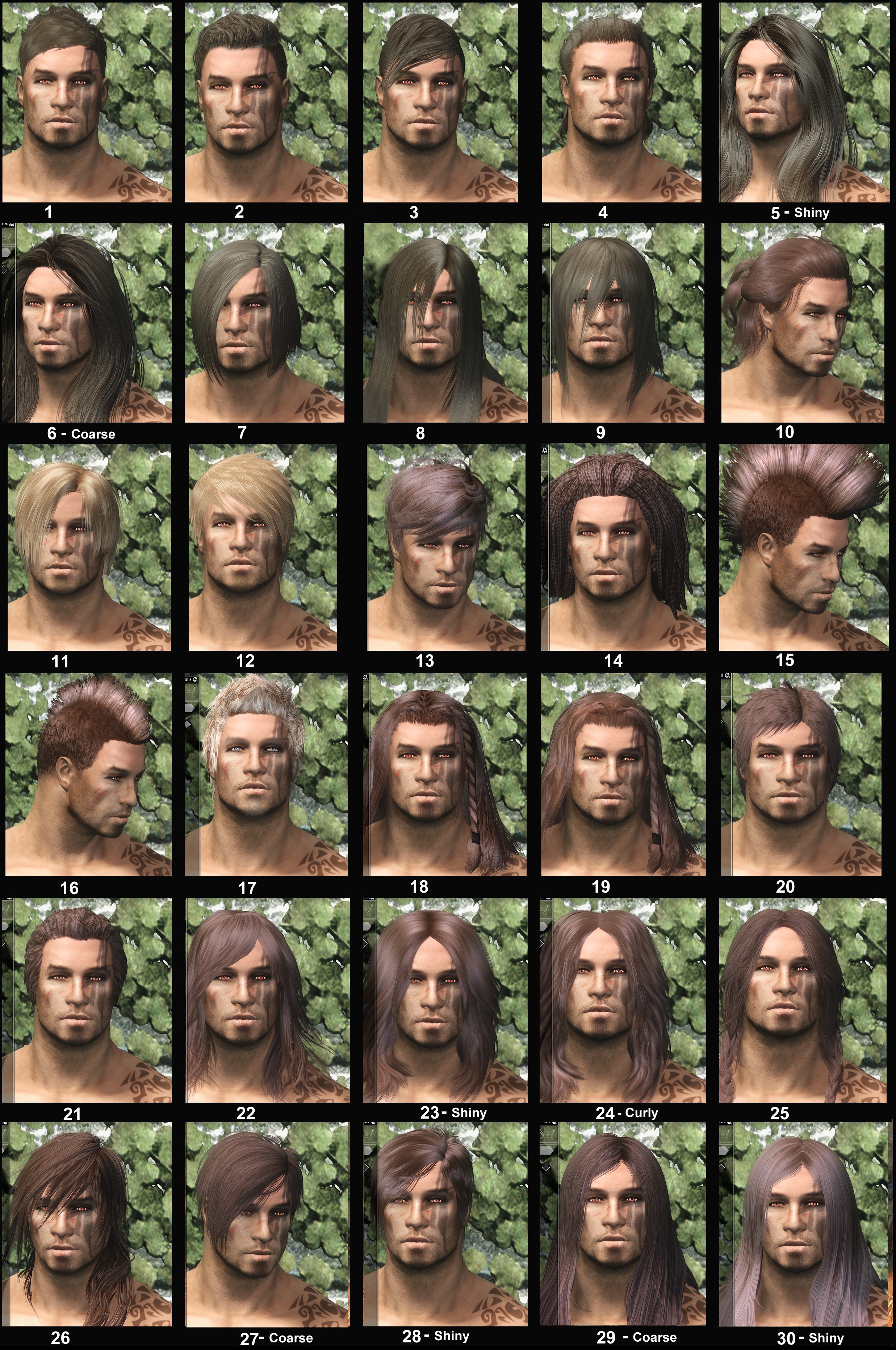 Apachii SkyHair Coupes de cheveux de Bordeciel La Confrérie des